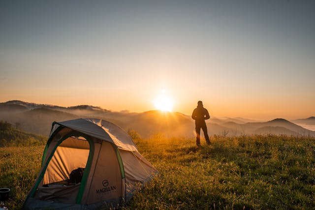 camping en montagne